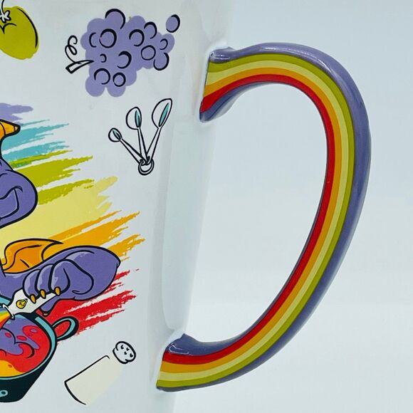 Rainbow FIGMENT EPCOT International Food & Wine Festival Mug 25th Anniversary 20 - Picture 3 of 8